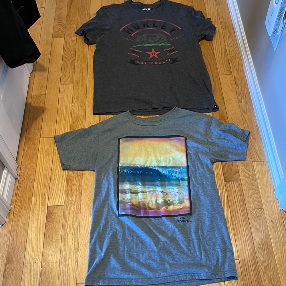 O’Neill and Hurley shirts size med/ large